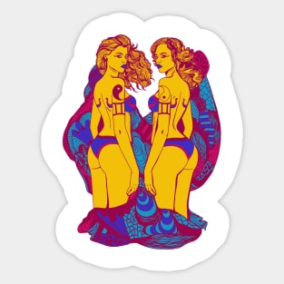 Triad Gemini Beauty Sticker